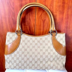 AUTHENTIC ** GUCCI MONOGRAM MEDIUM TOTE